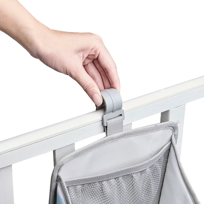 Crib Organizer for Hanging Storage Bag, Baby Clothing Caddy