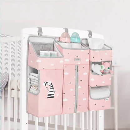 Crib Organizer for Hanging Storage Bag, Baby Clothing Caddy
