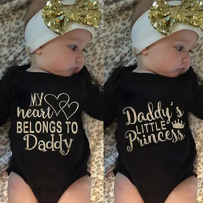 Newborn Infant Baby Girl Toddler Clothes-Short Sleeves Bodysuit Jumpsuit Playsuit Outfit 0-18M