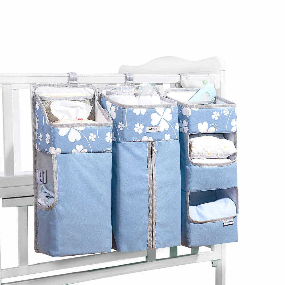 Crib Organizer for Hanging Storage Bag, Baby Clothing Caddy