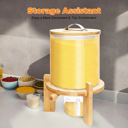 5L Cereal Dispenser for Pantry Organization and Storage