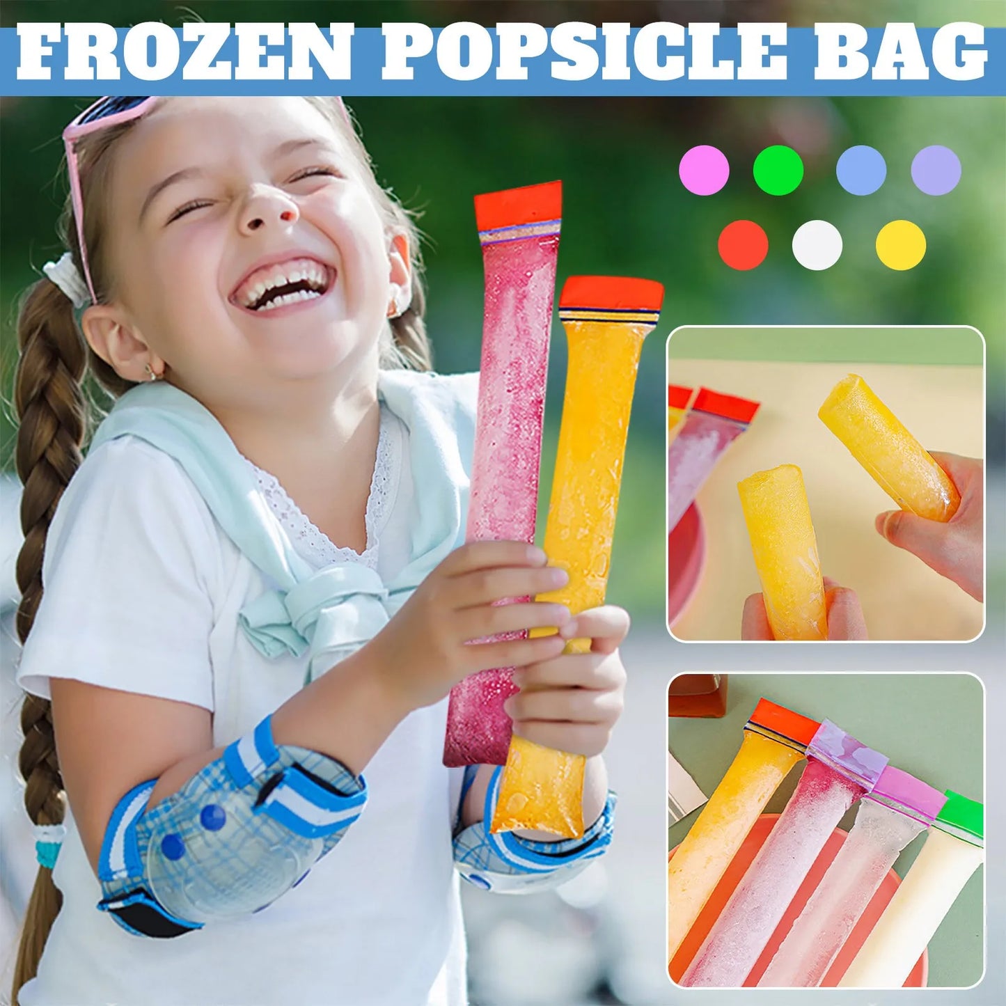 20 Disposable Popsicle Mold Bags For Diy Popsicles