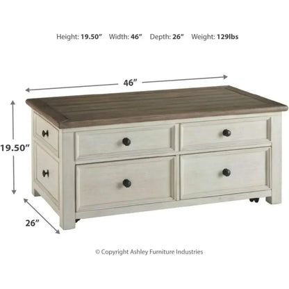 Living Room  Lift Top Coffee Table With Drawers
