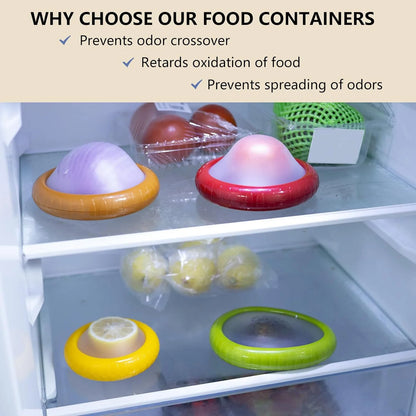 4Pcs Onion Storage Avocado Saver Holder