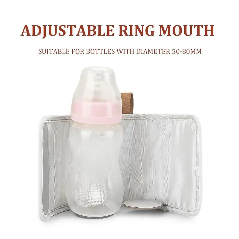 Portable Baby Bottle Warmer Travel Warmer, Cover, USB Heater