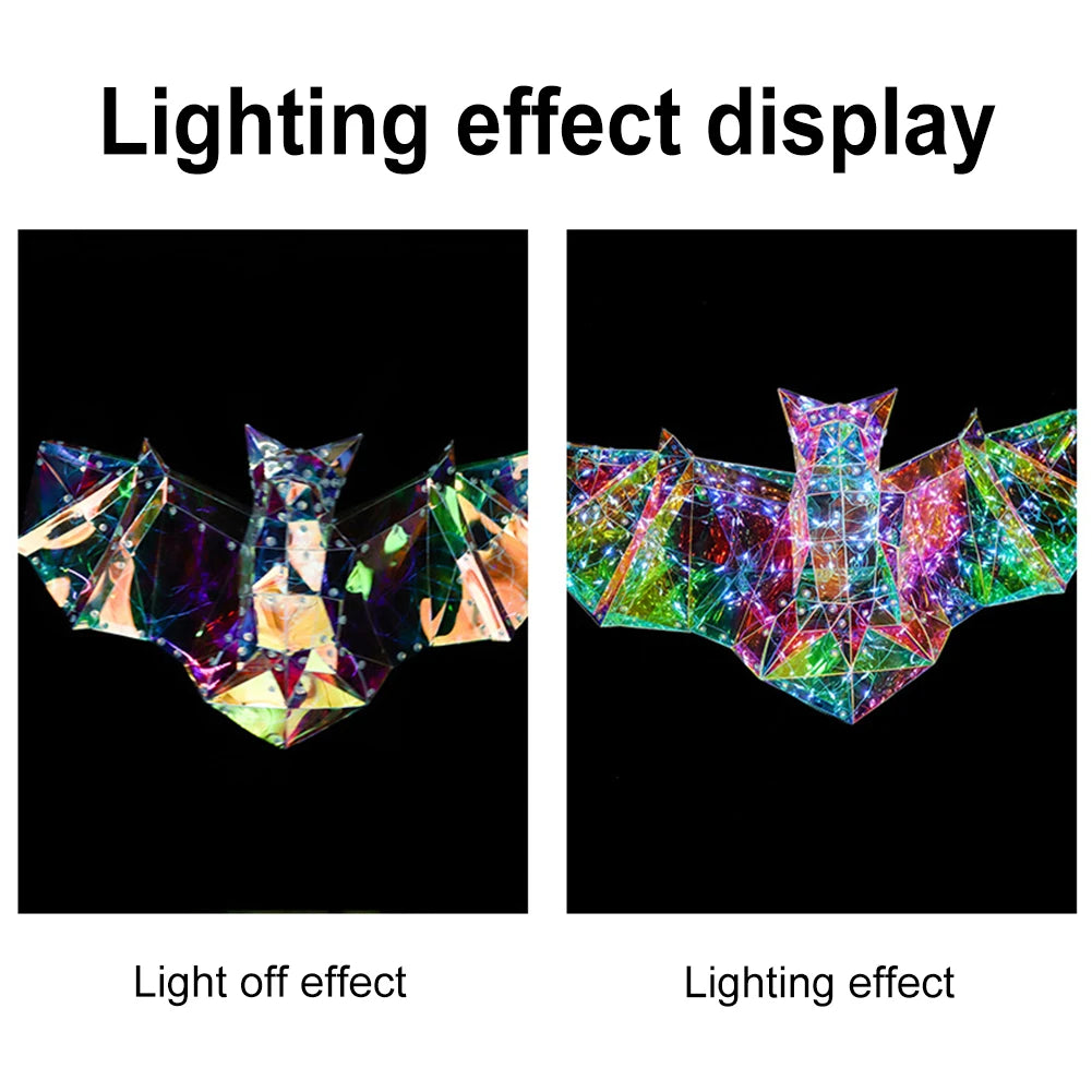 Halloween Iridescent Ghost Decor, Cute Glow LED Lights Holiday Party Decoration S