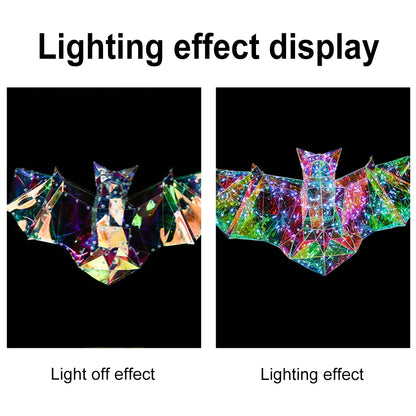 Halloween Iridescent Ghost Decor, Cute Glow LED Lights Holiday Party Decoration S