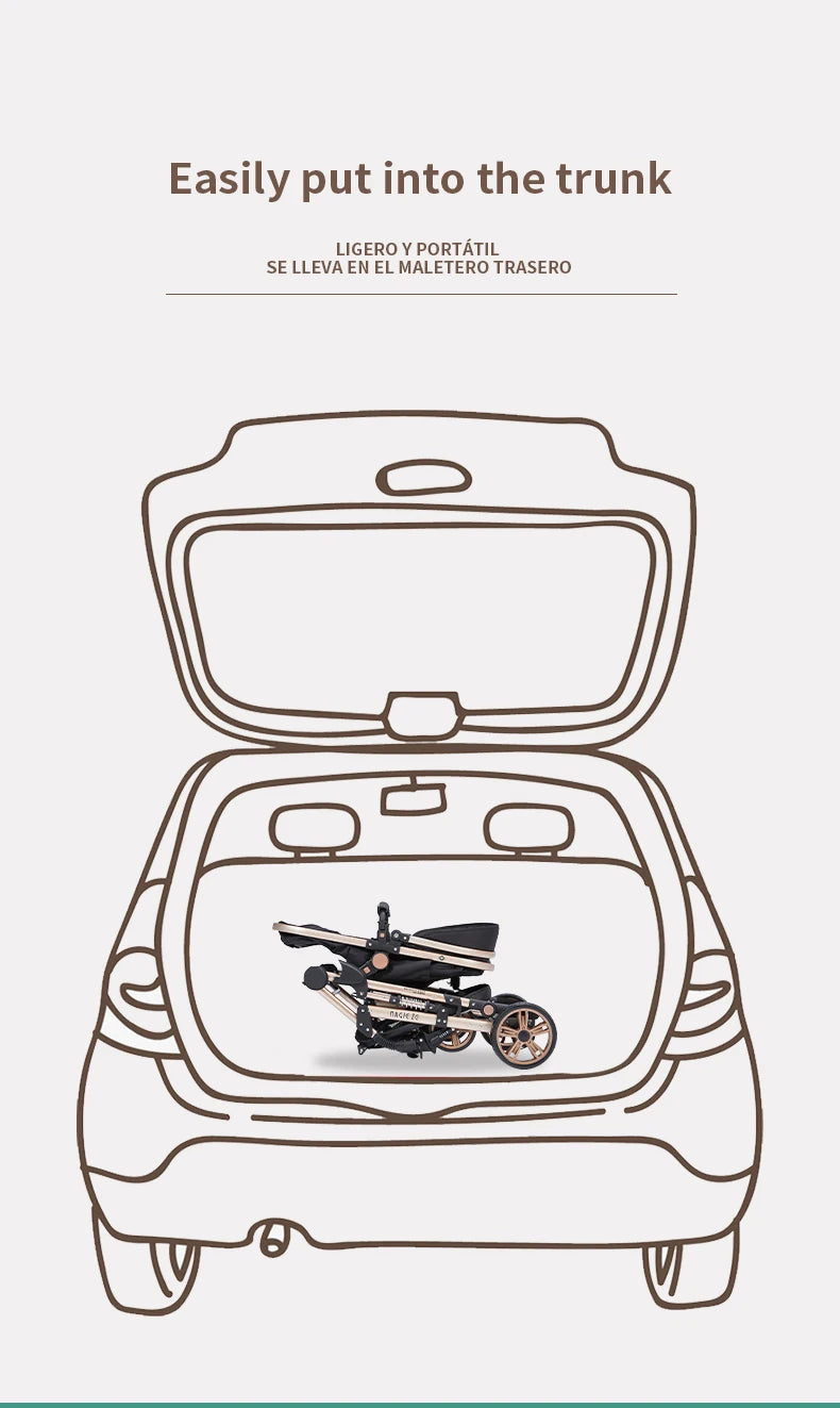 3 in 1 baby car light strollers , Baby carriage stroller, Car Safety Seats For Child With Car Base