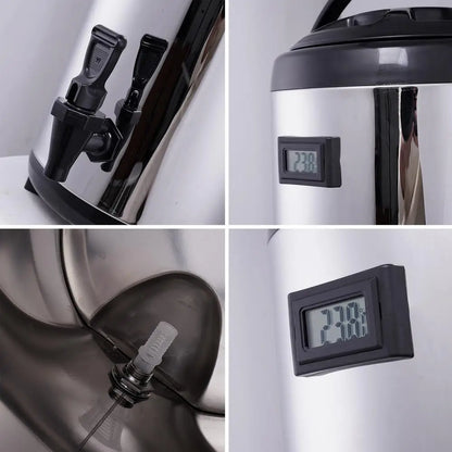 Insulated Beverage Dispenser 12L 10L  8L Stainless Steel Thermal Carafe Pot With Spigot