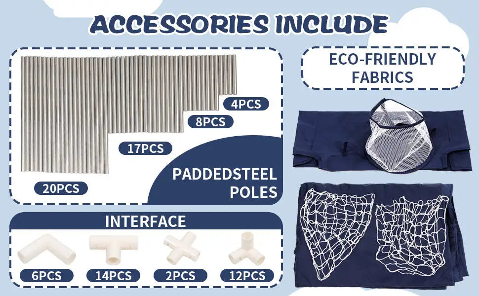 Baby Playpen Safety Barrier Fence