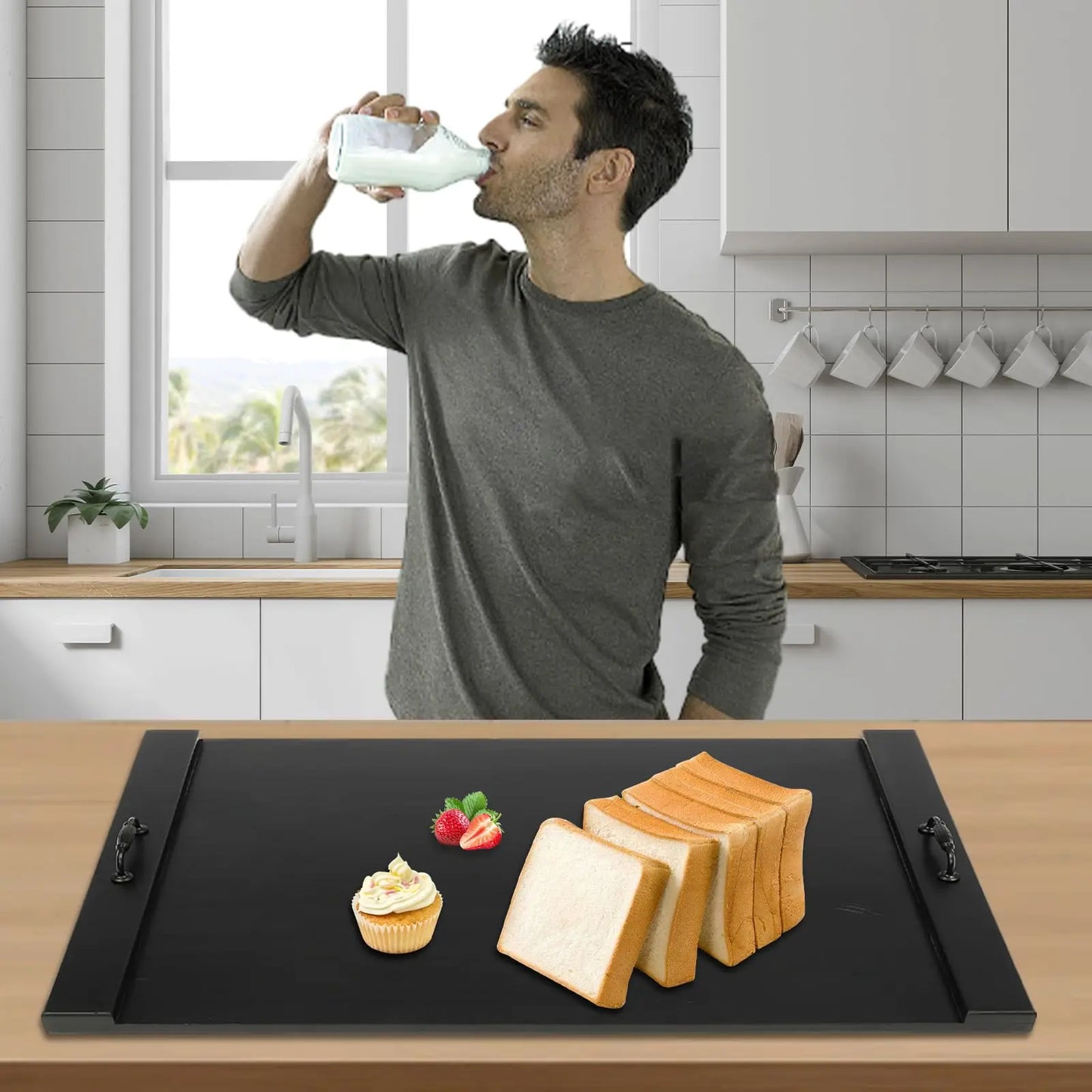 Large Charcuterie Board and Counter Space Top Cover for Electric and Gas Stoves