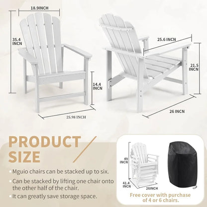 Stacking Adirondack Chairs Set of 4