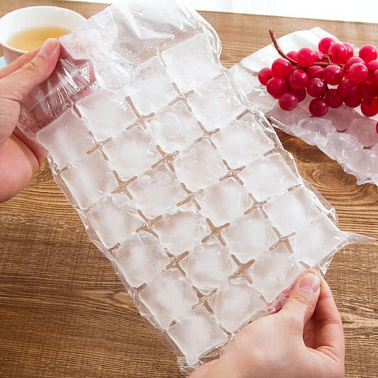 10pcs Disposable Ice Cube Tray Mold