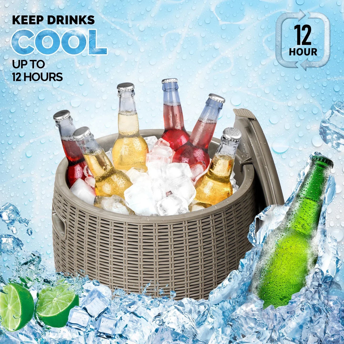 9.5 Gallon Cooler Side Table