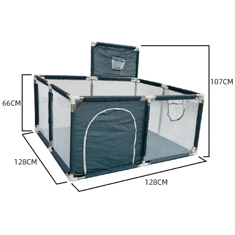 Playpen For Newborn Toddler, Large Size Baby Playpen Infant Safe Crawling Area, Indoor Barriers Home Playground Park