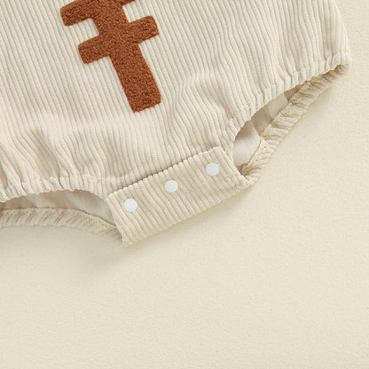 0-12M Unisex Baby Overalls, Sleeveless, Football Embroidery, Rompers