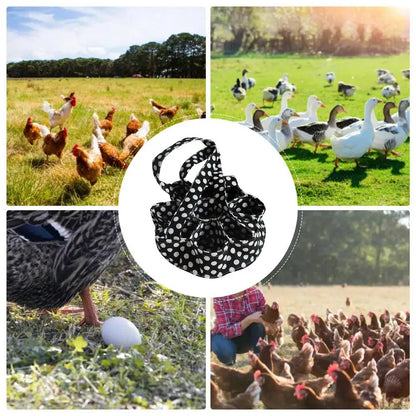 Egg Collecting Basket  With 9 Pouches