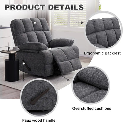 Overstuffed/Oversized Rocker/Recliner