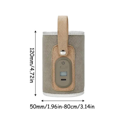 Portable Baby Bottle Warmer Travel Warmer, Cover, USB Heater