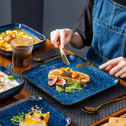 16 Pieces Kitchen Dinnerware Ceramic Crockery Set for 4 Person