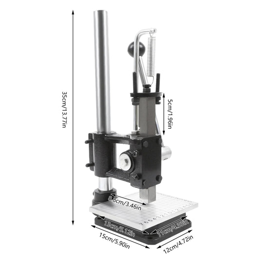 Leather Craft Imprinting Machine DIY Manual  Embossing Press
