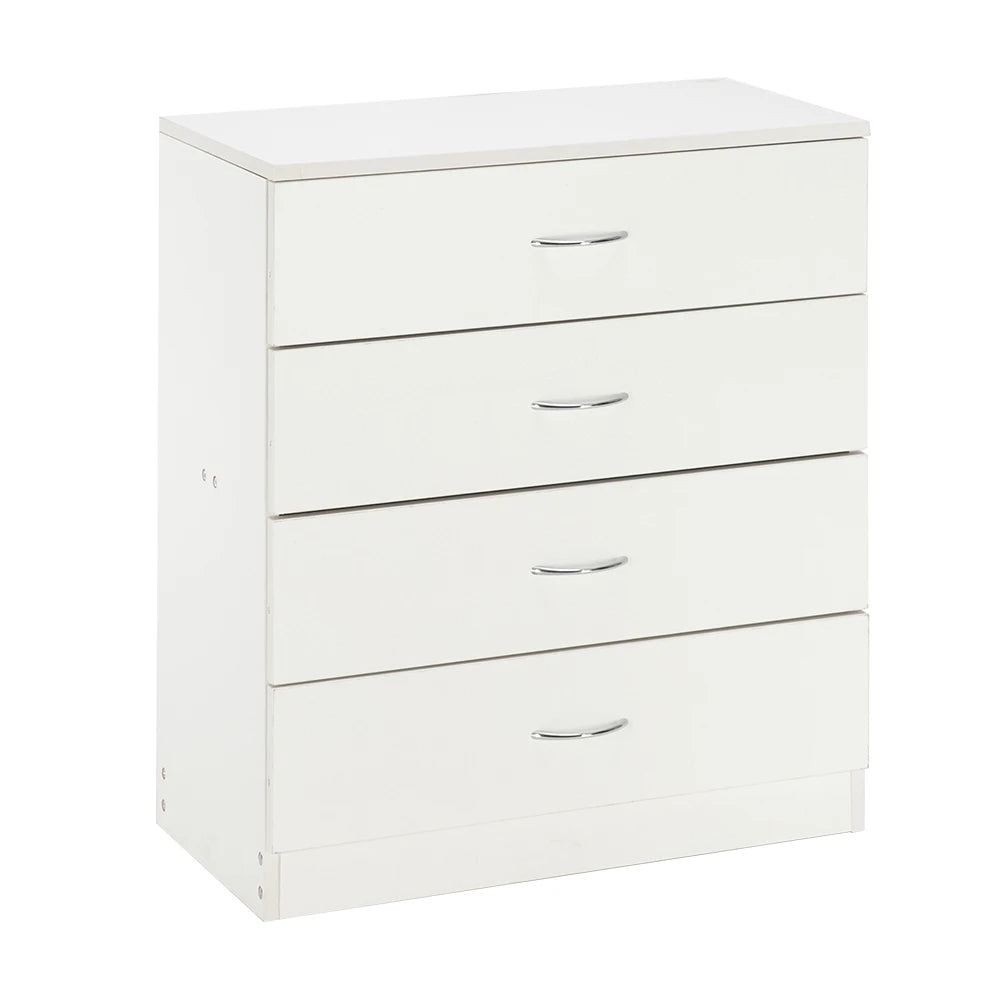 Simple 4-Drawer Dresser White