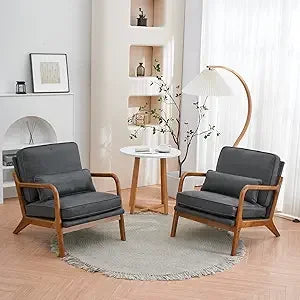 Set of 2 Upholstered Chairs