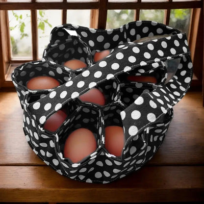 Egg Collecting Basket  With 9 Pouches