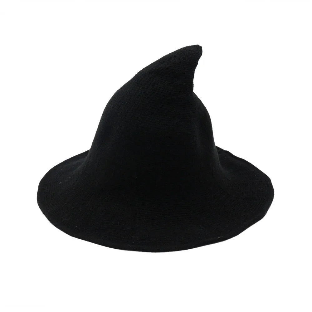 Halloween Knit Wool Wizard Hat/Witch Caps