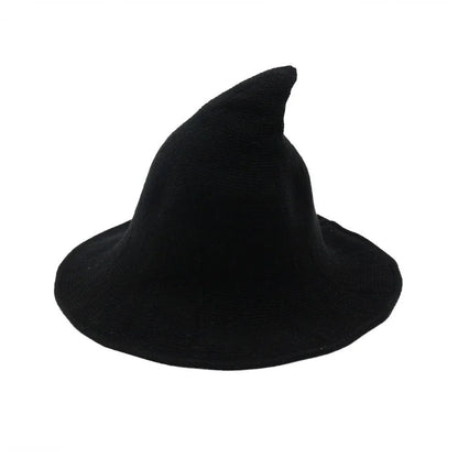 Halloween Knit Wool Wizard Hat/Witch Caps