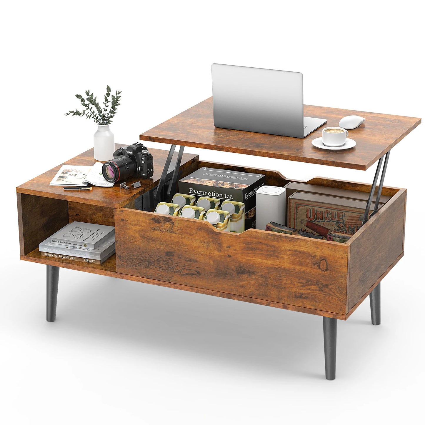 39.37"x19.7" Lift Top Coffee Table
