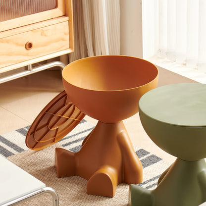 Small flat head coffee table cream style