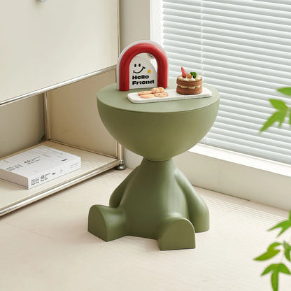 Small flat head coffee table cream style