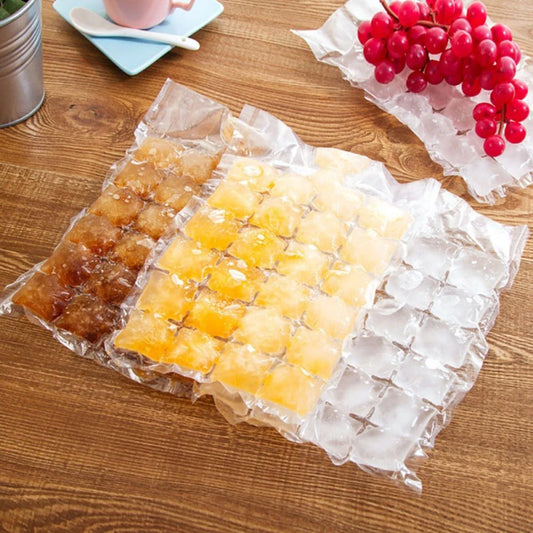 10pcs Disposable Ice Cube Tray Mold