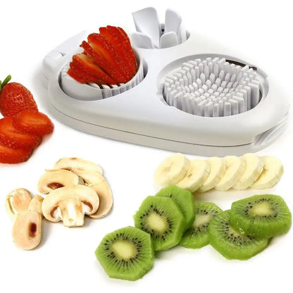 Egg Dicer Mushroom Slicer  Stainless Steel Grape Cutter Multifunctional Strawberry Cutter
