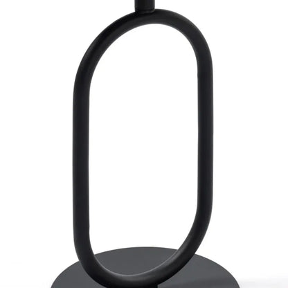 Lantern-shaped Small Round Metal Side Table