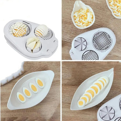 Egg Dicer Mushroom Slicer  Stainless Steel Grape Cutter Multifunctional Strawberry Cutter
