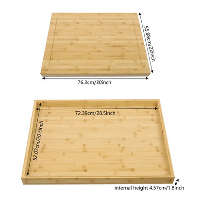 Stovetop Cover Oversized Kitchen Serving Tray