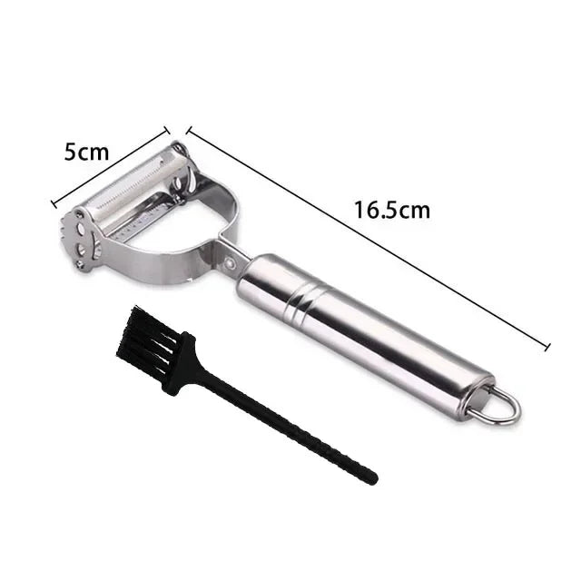 Stainless Steel Multifunction Peeler, Fruit & Vegetable Grater, Julienne Slicer for Potato, Carrot, Cucumber, Kitchen Tool