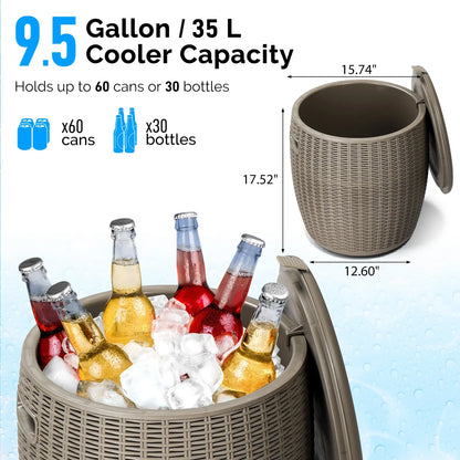 9.5 Gallon Cooler Side Table