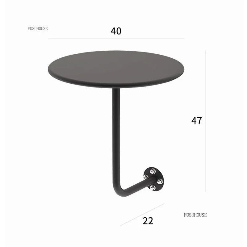 American Wrought Round Iron Dessert Shop Table