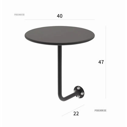 American Wrought Round Iron Dessert Shop Table