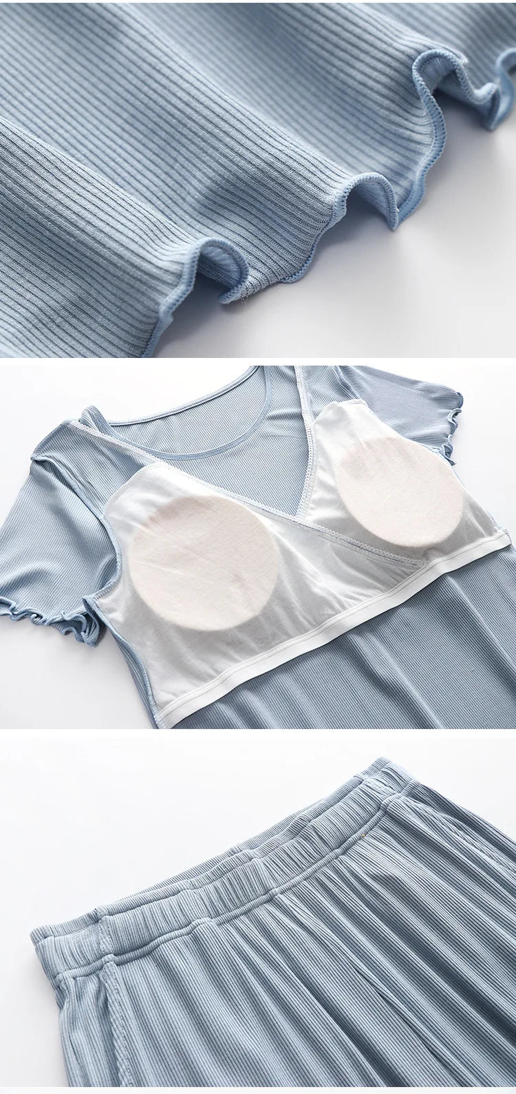 Maternity Nursing Sleepwear Set, Breastfeeding Nightwear