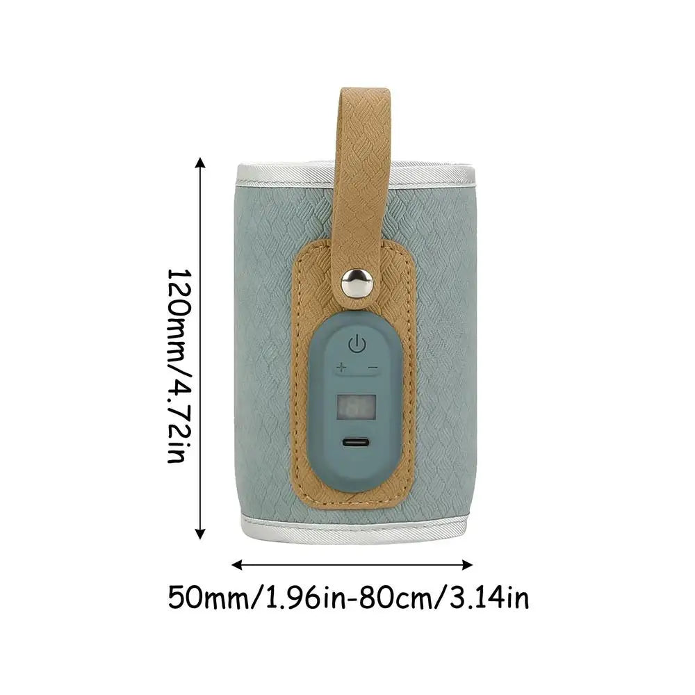 Portable Baby Bottle Warmer Travel Warmer, Cover, USB Heater
