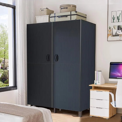 71in Foldable Portable Wardrobe on Wheels