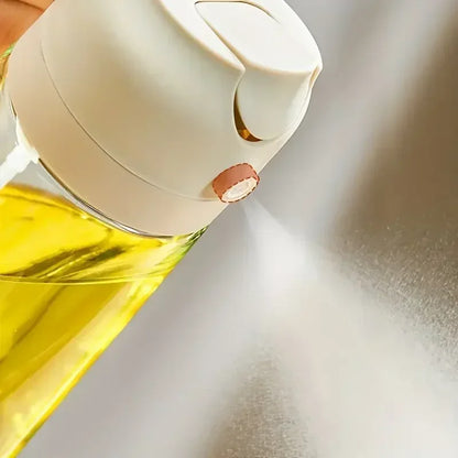 2in1 Oil Sprayer Glass Bottle