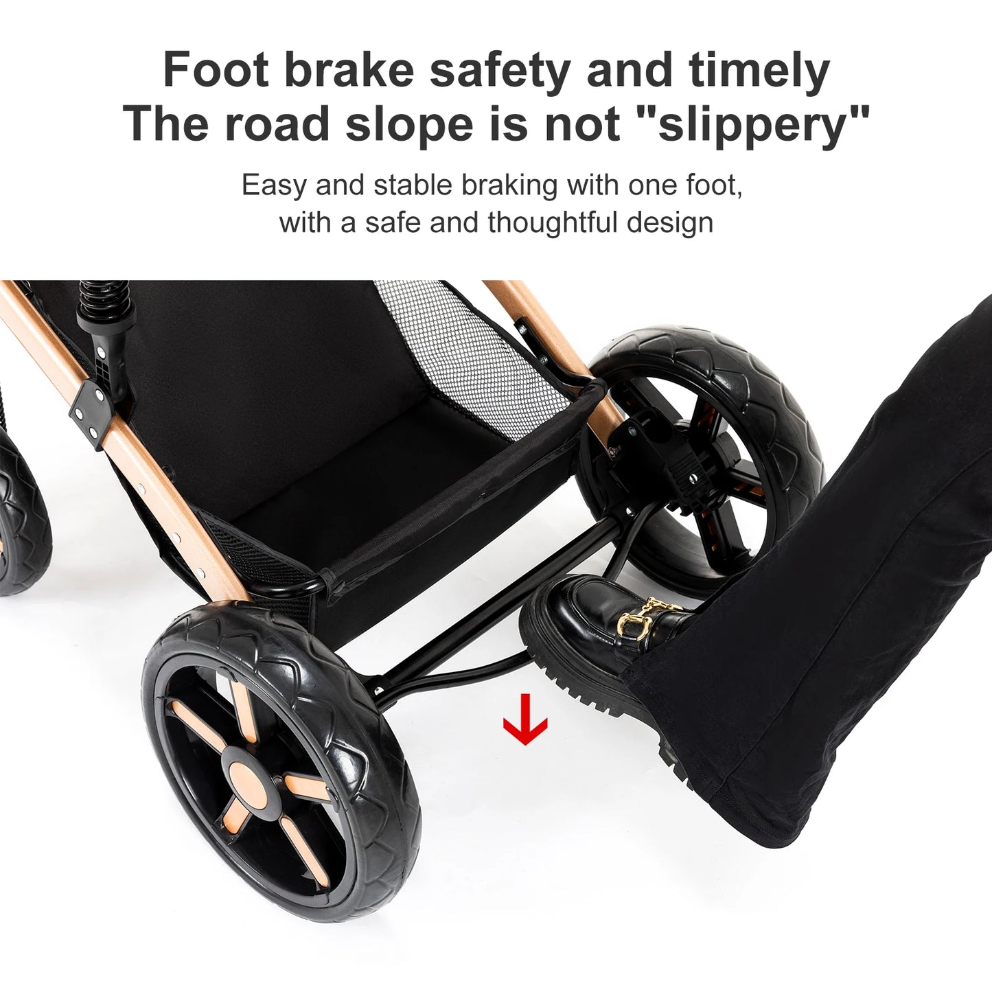 Lightweight Baby Stroller, Folding Cart , Child Safety Seat With ISOfix