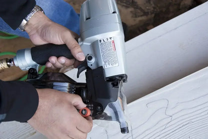 1-1/2 inch to 2-1/2 inch Coil Siding Nailer, Side load, Tilt Bottom Magazine