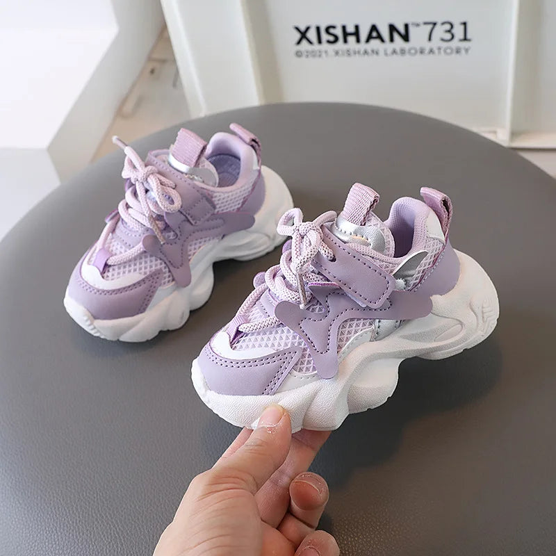 Mesh Breathable Children Sneakers, Baby Soft Bottom Shoes