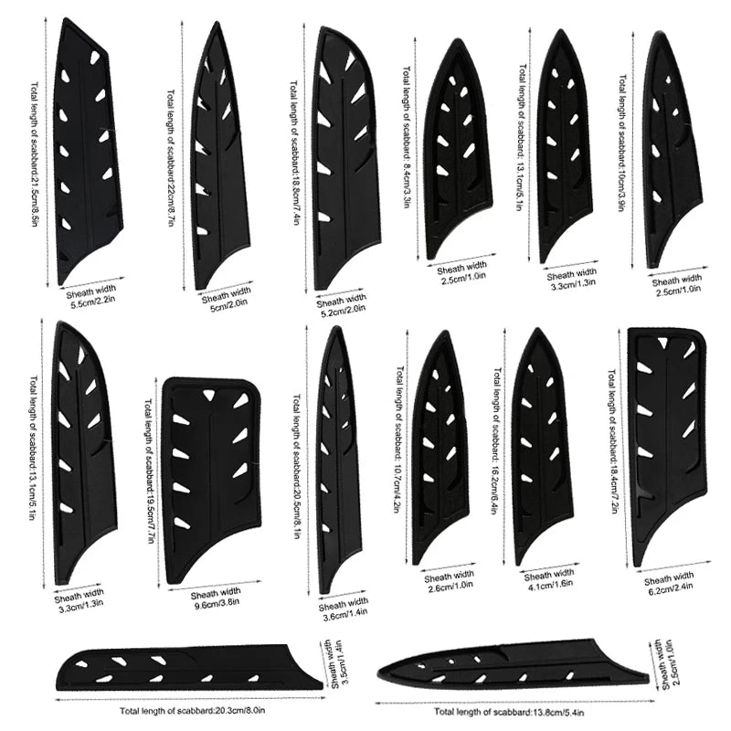 Knife Covers Knife Blade Protector Cover Edge Guards Case Kitchen Accessory